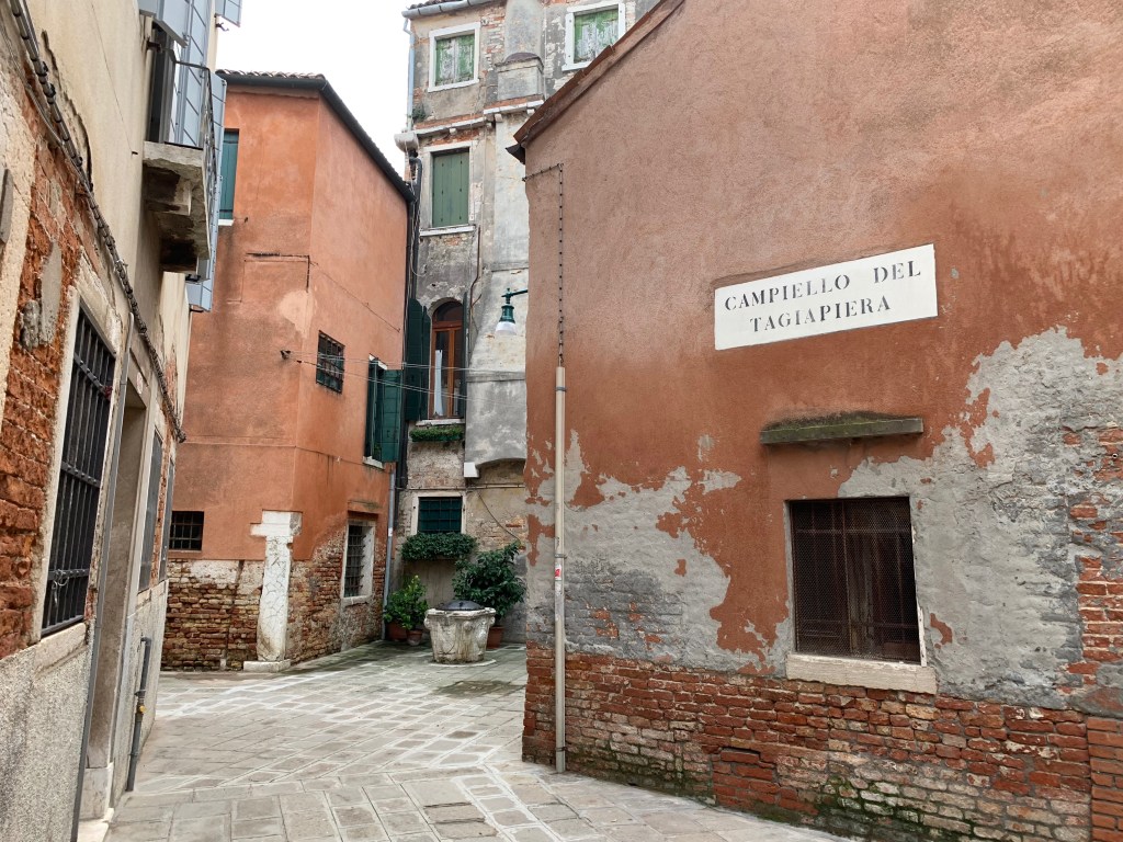 Deserted square in venice