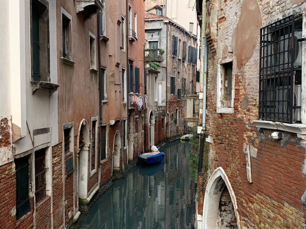 Quiet canal in venice