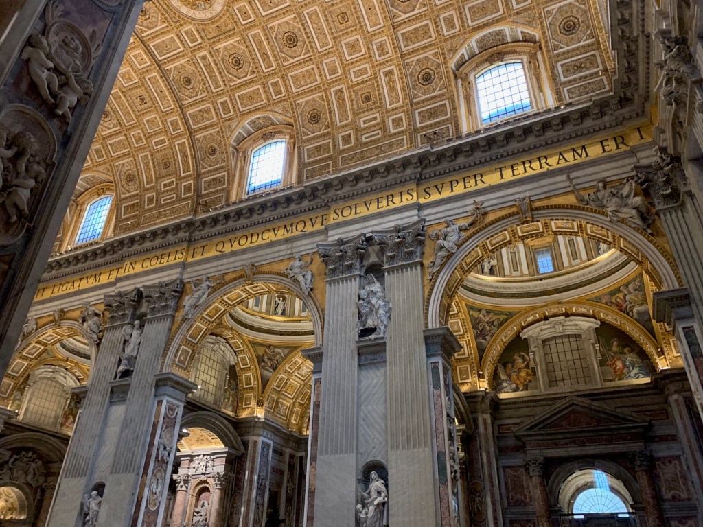 Interior view of St. Peter's Basilica