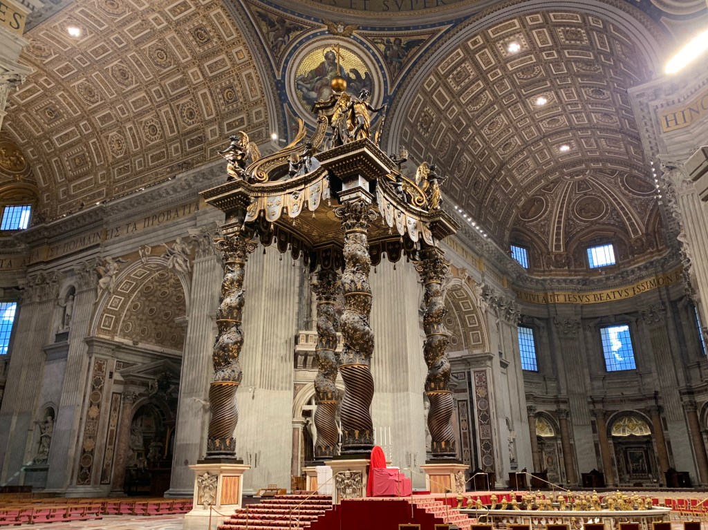 Canopy over the high altar (St. Peter's Basilica)