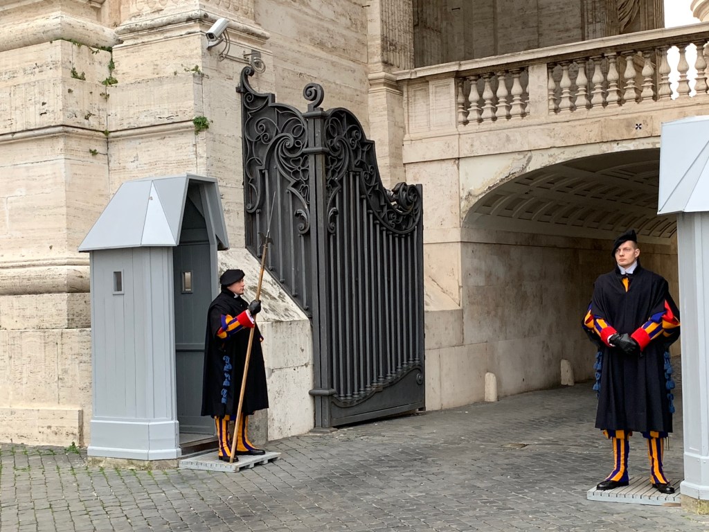 Swiss Guards on duty