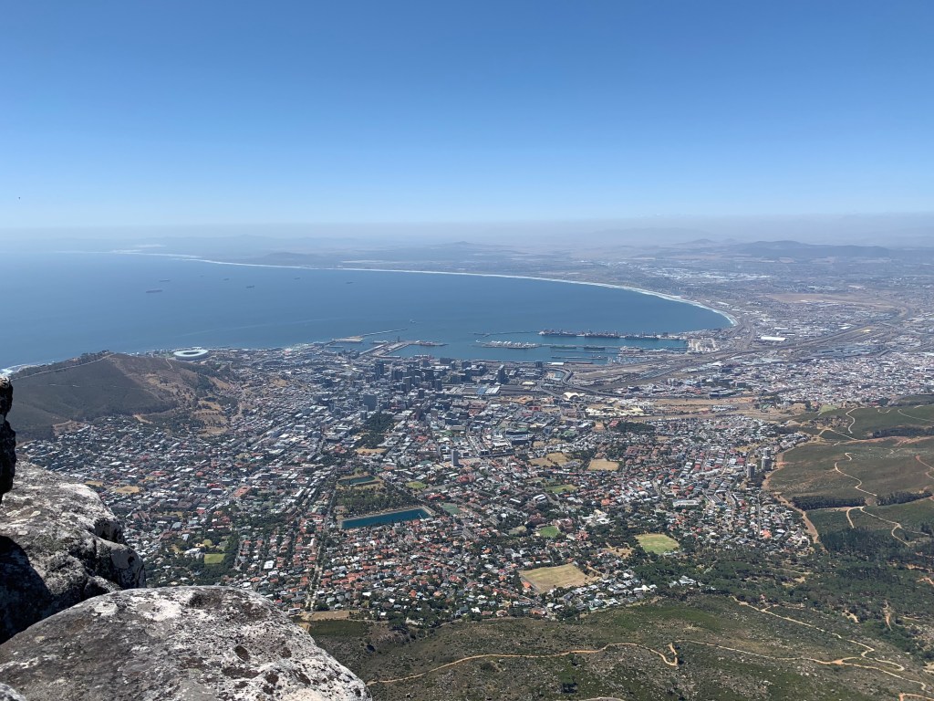 View of Cape Town from Table Mountain