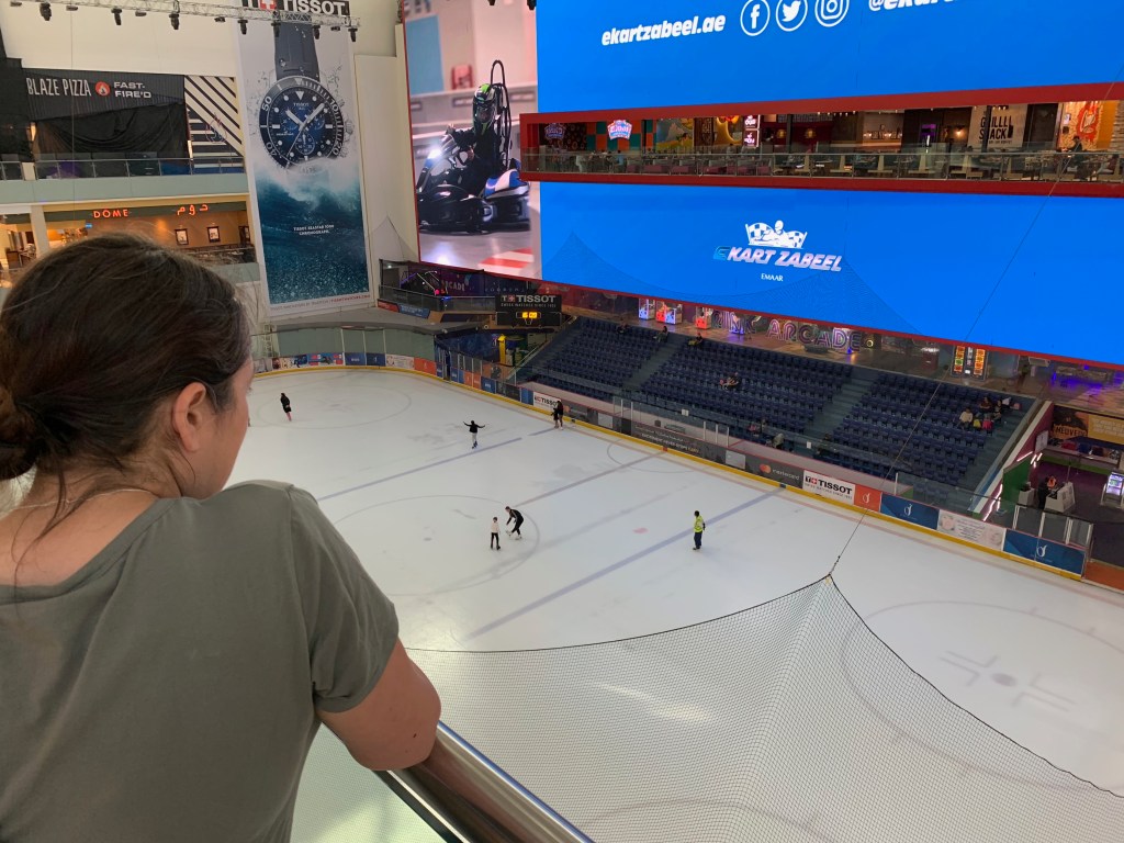 Ice rink at the Dubai Mall
