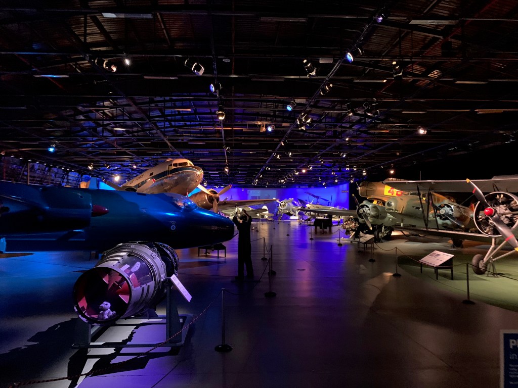 Main hall of the RNZAF museum